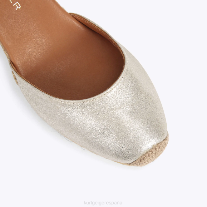 Kurt Geiger mujer Monty de Londres 2LPR370 | calzados combinación de oro